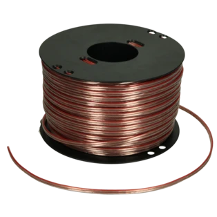 C&acirc;ble pour haut-parleur 2 x 1,5 mm&sup2;