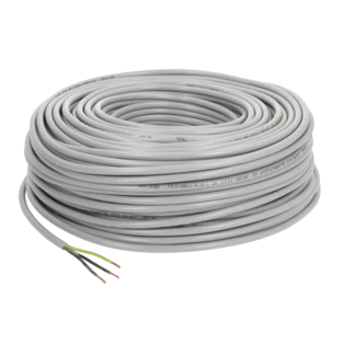 PVC control cable 3 x 2.5 mm&sup2; with protective conductor