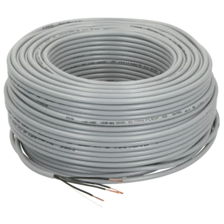 C&acirc;ble de commande PVC 4 x 1,0 mm&sup2; sans conducteur de protection