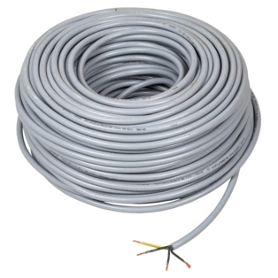 PVC control cable 4 x 4 mm&sup2; with protective conductor