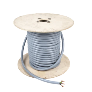 PVC control cable 4 x 16 mm&sup2; with protective conductor