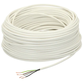 Schlauchleitung 4 x 0,75 mm&sup2; H03VV-F mit Schutzleiter