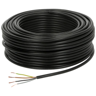 Cavo flessibile isolato in PVC 4 G 1 mm&sup2; H05VV-F