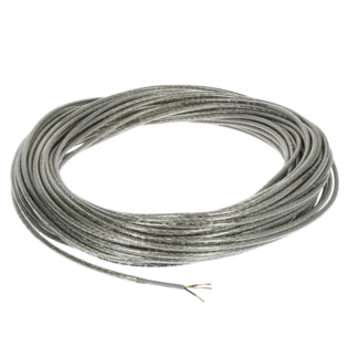 Screened PVC control cable 3 x 0.75 mm&sup2; with protective conductor