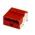 MICRO junction box connector 243 series 4-conductor terminal block in red
