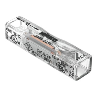 Inline splicing connector for conductors 0.75 &ndash; 4.0 mm&sup2;