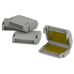 Gel box for splicing connectors