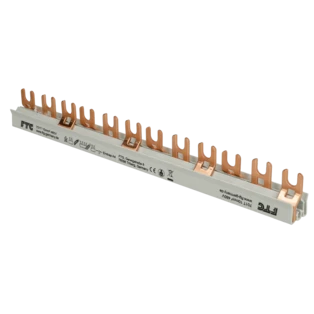 Verbindungsschienenblock T-Ausf&uuml;hrung 10 mm&sup2; 210 mm 3-polig