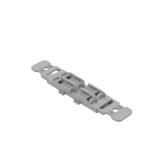 Adaptateur de fixation avec d&eacute;charge de traction pour 2 connecteurs