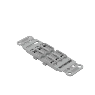 Schraub-Befestigungsadapter mit Zugentlastung f&uuml;r 3 Verbinder