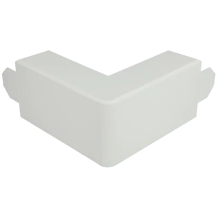 Angle ext&eacute;rieur &agrave; 90&deg; pour goulotte d'installation 40 x 62 mm