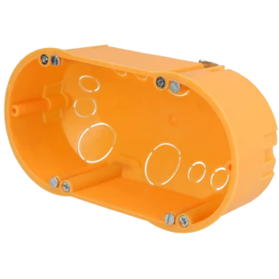 Dubbele holle wand verbindingdoos &Oslash; 68 mm x 50 mm