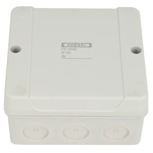 Coffret de d&eacute;rivation Hensel 5 p&ocirc;les borne, 1,5-4 mm&sup2; 3phases, 6 mm&sup2; 1phase