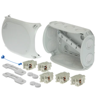 Hensel cassetta di derivazione per cavi morsetto a 5 poli 4-10 mm&sup2; 3 fasi, 16mm&sup2;