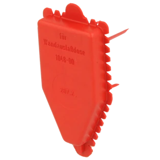 Signal cover for wall light connection box 60 x 32 mm