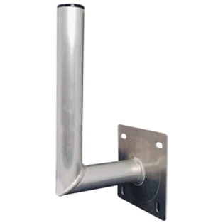 Support mural 50 mm &Oslash; x 200 mm x 360 mm plaque de base 175 x 175 mm