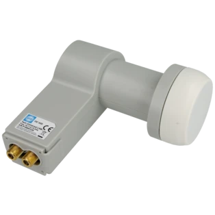 WISI convertitore LNC universale 2 ricevitori Twin grigio chiaro RAL 7035