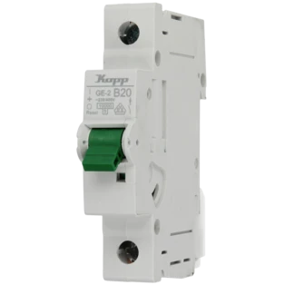 Leitungsschutzschalter 20 A B-Charakteristik 1-polig 10kA