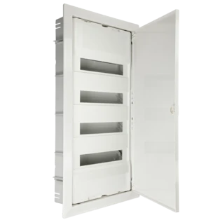 Unterputz Kleinverteiler mit Schraubklemmen 48 + 8 Module