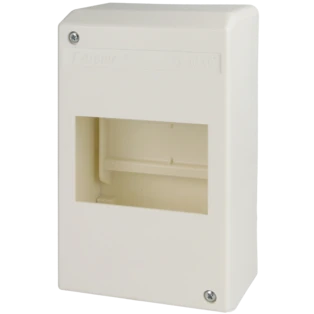 Opbouw-automaatbehuizing 4 modules Norm profielrails