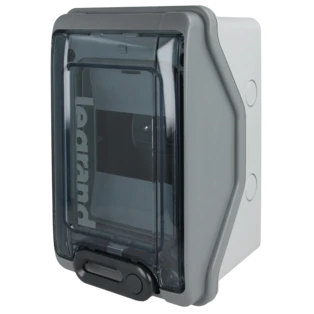 Weatherproof distribution cabinet 1 x 4 modules