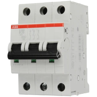 Installatie-automaat 3-polig 20A, B-karakteristiek