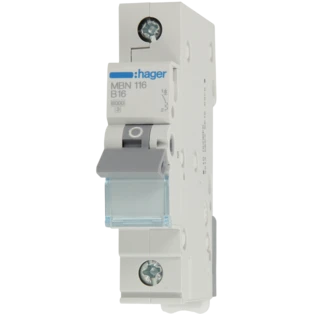 Miniature circuit breaker single-pole 16A B-characteristic 