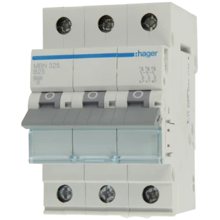 Interruttore differenziale a 3 poli 25 A caratteristica B