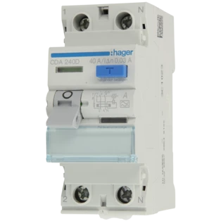 2-poliger FI-Schutzschalter 40A/30 mA