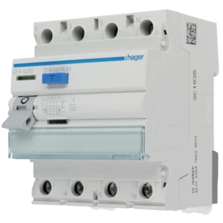 4-pole residual-current circuit breaker 25/300 mA