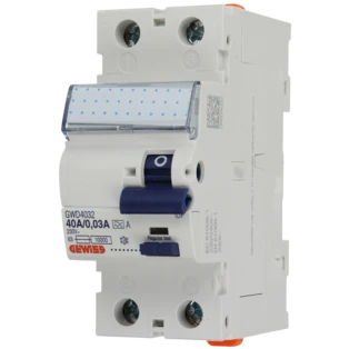 Interrupteur diff&eacute;rentiel 40A | 0,03A