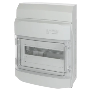 Damp-area distributor surface-mounted Neptun IP65 1 x 12 modules