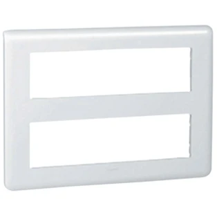 Mosaic afdekraam, wit, 2x8 modules voor gebruik met 080266