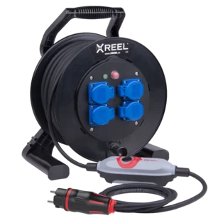 Tamburo avvolgicavo di sicurezza XREEL310 con PRCD-S+