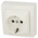 Socket outlet with earthing contact 1-gang