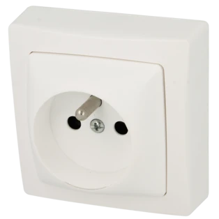 Socket outlet with earthing contact 1-gang UTE