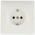 Legrand Creo™, ultraweiß Schutzkontakt-Steckdose volle Platte