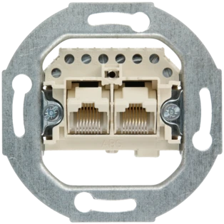 UAE sockets for ISDN (western) UAE 2x8(8) concealed 0, double, parallel