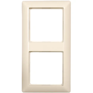 Cover frame 2-gang, alpine white