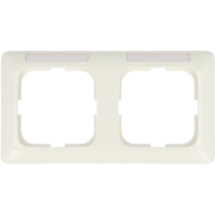 Cover frame 2-gang horizontal Reflex SI Linear