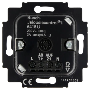 Busch-Jalousiecontrol&reg; II Basis-Einsatz 2-fach