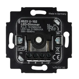 Busch rotary dimmer FM 2- 100 W for LED