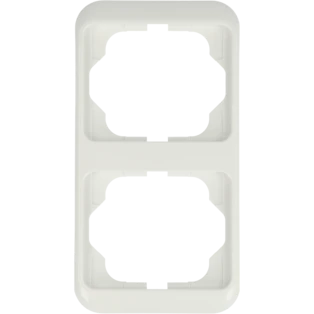 alpha nea&reg; Abdeckrahmen 2-fach senkrecht 