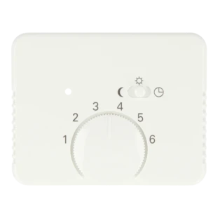 alpha Zentralscheibe f&uuml;r Raumtemperaturregler mit Schalter 
