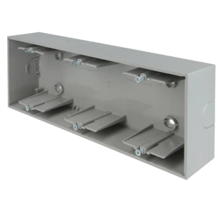 Surface-mounted box 3 gang future&reg; linear
