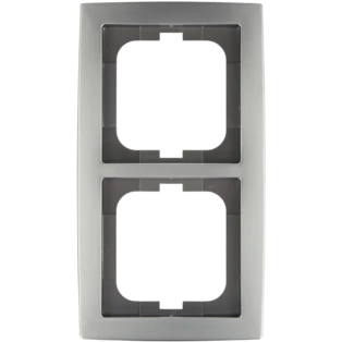 Afdekraam 2-voudig verticaal mat chroom solo&reg;