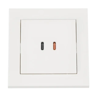 Double prise USB-C pour interrupteurs en s&eacute;rie