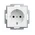 SCHUKO® socket outlet Busch-balance® SI