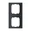 Abdeckrahmen 2-fach Future® linear schwarz matt
