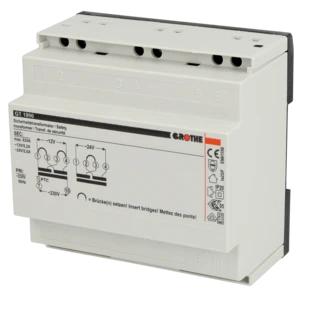 Grothe veiligheidstransformator 12/24V tot 63 VA, GT 1990